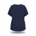 thumbnail image 3 of BSDJILFG 50% Plus Size Tops for Women Casual Short Sleeve Button V Neck Basic T Shirt Loose Sleep Pajama Lounge Tops S-5XL, 3 of 7
