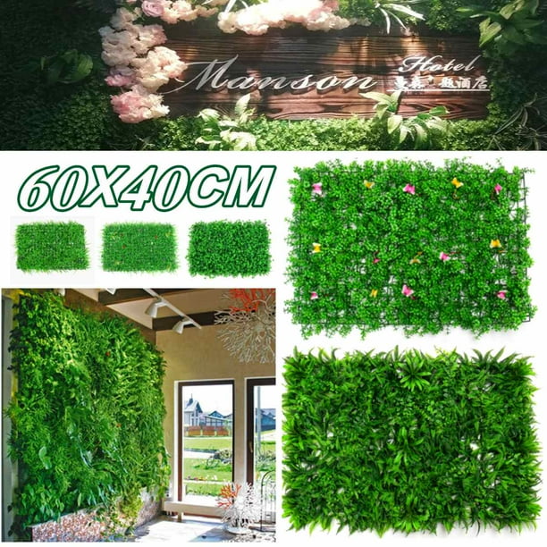 Artificial Plant Foliage Hedge Grass Moss Carpet Grass Mat Greenery