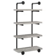 thumbnail image 6 of Elmcrest 24-inch 4-shelf Wall Bookshelf Grey Driftwood, 6 of 11