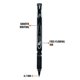 thumbnail image 2 of Rollerball Pens Inc. R2, 0,7 mm, punta media, paquete de 12 unidades, tinta negra, 2 of 7