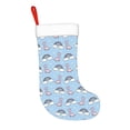 thumbnail image 2 of Balery Rainbow Dinosaur Pattern Christmas Stockings with Initials, 18" Large Knit Christmas Stocking,Xmas Stocking for Kids, Holiday and Family Stocking, 2 of 7