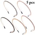 thumbnail image 2 of Diadema con cuentas Timcorr moda fina hecha a mano 5 uds para niñas, 2 of 8
