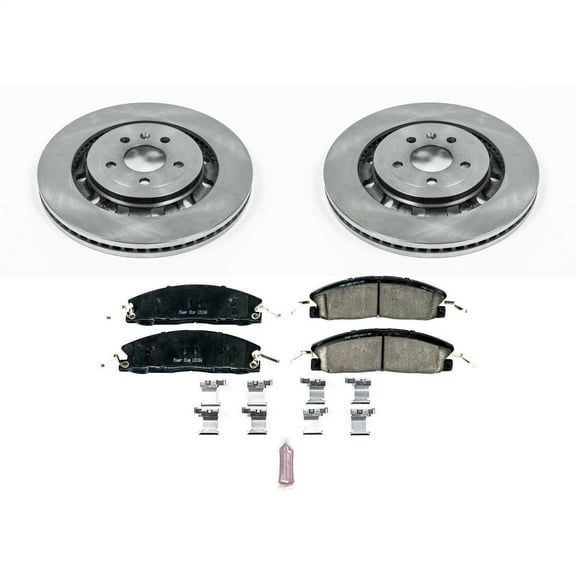Powerstop KOE6374 PSBKOE6374 FRONT DAILY DRIVER BRAKE KIT Fits select: 2013-2019 FORD EXPLORER, 2013-2019 FORD FLEX