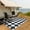black White, variant on Studyset 8x10 Outdoor Rug Waterproof Reversible Outdoor Plastic Straw Rug with 4 Stakes & Portable Bag Boho Patio Rugs Carpet RV Mat Easy to Clean Checkered Floor Carpet for Patio Camp Balcony Deck