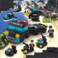 thumbnail image 1 of Amyove 6 In 1 Deformation Building Block Toys Engineering Vehicle Small Particles Building Bricks Gifts For Boys Girls, 1 of 9