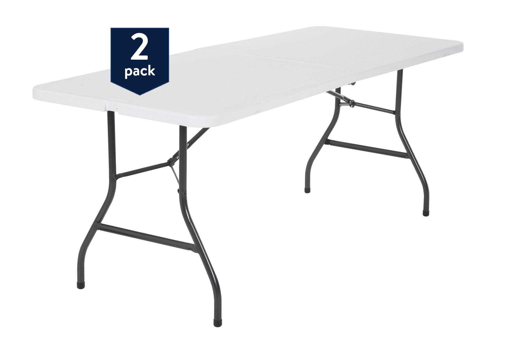 Cosco 20 Pack 20 Foot Centerfold Folding Table, White   Walmart.com