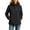 Black, variant on Tqcoqu Women's Outdoor Waterproof Windproof Jacket,Detachable Hood Long Sleeve Hiking Rain Coat,Black Women's XS-XXXL