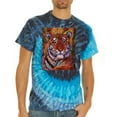 thumbnail image 2 of Wild Bobby, Colorful Painted Tiger, Animal Lover, Tie-Dye Tees, Evening Sky, Small, 2 of 3