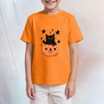 thumbnail image 4 of KPVEVIQ Halloween Shirts for Kids Girl Boy Funny Pumpkin Ghost Graphic Shirt Top Spooky Season Tops Fall Tee, 4 of 6