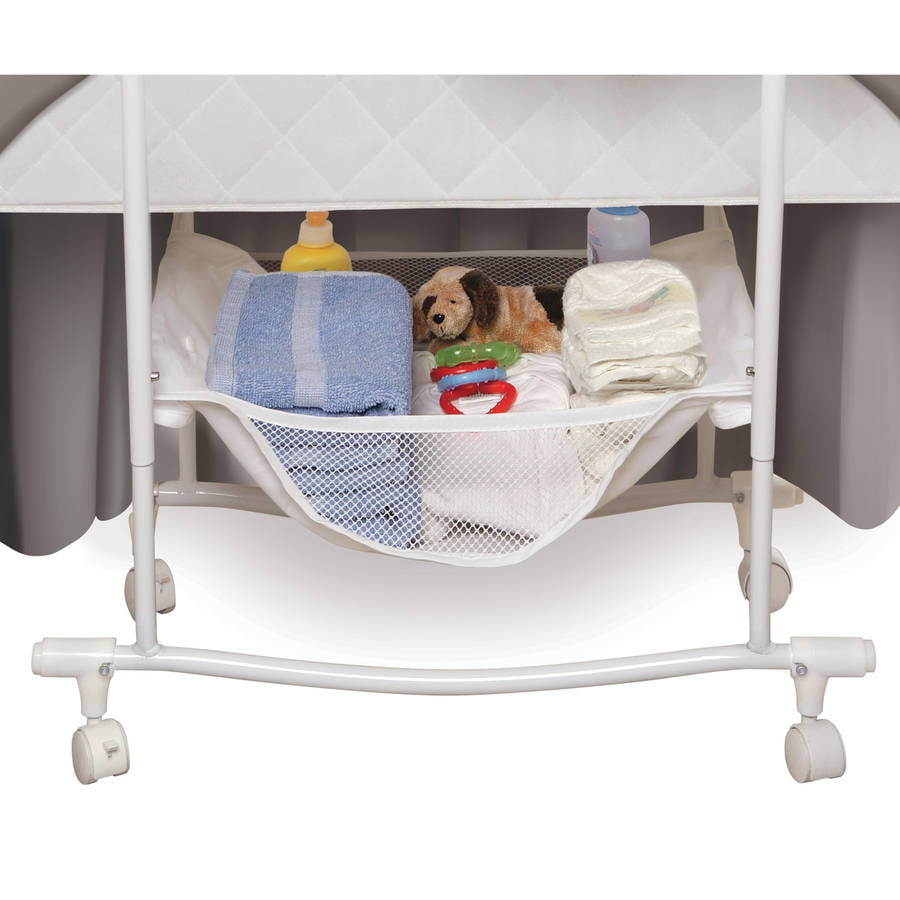 badger basket majesty baby bassinet with canopy