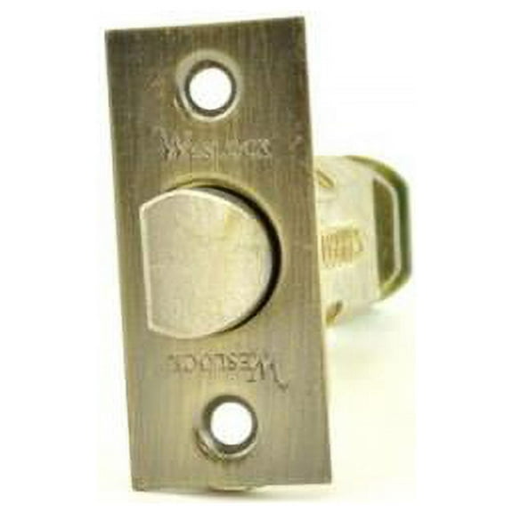 Weslock 12720XA-SL Dual Option Adjustable Spring Latch, Antique Brass