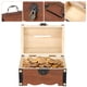 thumbnail image 5 of unbranded Caja Organizadora De Madera Marrón Oscuro Con Cerradura Para Y Guardado, 5 of 6