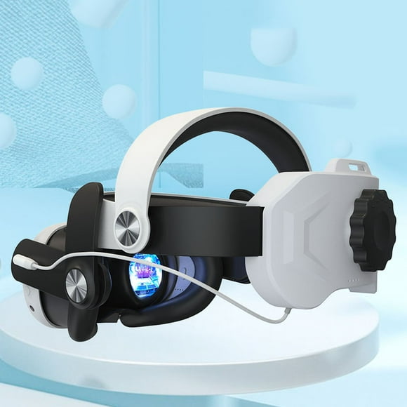 Peggybuy Adjustable VR Head Strap Comfort Convenient Portable for Meta Quest 3 VR Headset