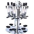 thumbnail image 1 of Dispensador de alcohol, Soporte Dispensador de Licor Giratorio Montado en la Pared Soporte para 6 Botellas Dispensador ÓCTICO BIDBAS Vino Barra de Acero Mayordomo, 1 of 7
