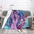 thumbnail image 2 of My Lit-Tle Pony Fleece Blanket Super Soft Cozy Throw Blanket Fuzzy Comfy Flannel Blanket Warm Plush Blankets And Throws For Couch, Sofa, Bed 80"X60", 2 of 7