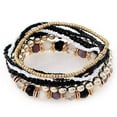 thumbnail image 6 of Bohemian Beads Multi Layered Stretch Bracelet for Woman or Teen Vibrant Colors Casual, 6 of 7