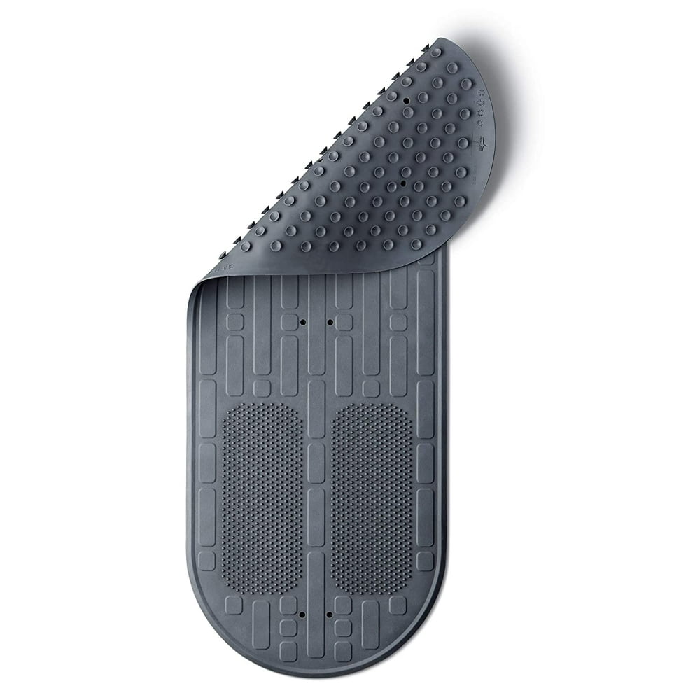 Medline Momentum Stand Steady Bath and Shower Mat with Exfoliating Foot