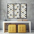 thumbnail image 4 of Geometric Triangle Peel and Stick Wallpaper, 4 of 11