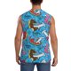 thumbnail image 4 of Balery Sharks Summer Camisetas sin mangas para hombre, absorbe la humedad y protege contra el mal olor.-XX-Large, 4 of 7