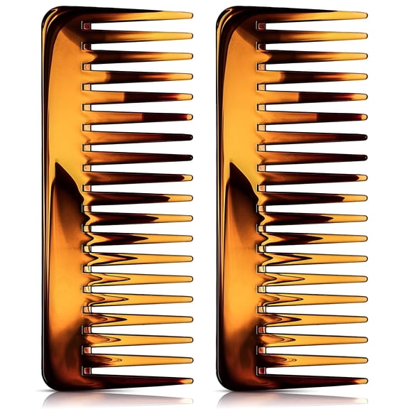 LAMIRO Large Hair Detangling Comb Wide Tooth Comb for Curly Hair Wet Dry Hair, No Handle Detangler Comb Styling Shampoo Comb