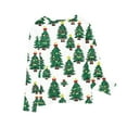 thumbnail image 5 of Christmas Tops for Kids Christmas Shirts for Girls Toddler Boys Christmas Tops Girls Long Sleeve Prints Shirts Christmas Crewnecks Tops Dressy Casual Blouses Clothes, 5 of 6