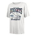 thumbnail image 2 of Women's-'47  White Denver Nuggets City Edition Down Court Sadie T-Shirt, 2 of 3