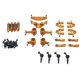 thumbnail image 1 of Kit combinado de 22 piezas de accesorios y repuestos metálicos para Wltoys K969 Oro, 1 of 3