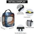 thumbnail image 6 of Baseball Lunch Box for Adults Women Sports Ball Theme Lunch Box Insulated Cooler Reusable Lunch Bag Container Gifts for Work Office Picnic Travel, 6 of 10