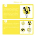thumbnail image 4 of Matsuzay Globos de abeja Dibujos animados 1 Juego Suministros para fiestas Decoración para el hogar Artículos para el hogar Accesorio Kits de decoración para fiestas tipo 2, 4 of 6