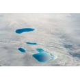 thumbnail image 2 of Su, Keren 24x17 White Modern Wood Framed Museum Art Print Titled - Aerial view of ice sheet-Greenland, 2 of 4