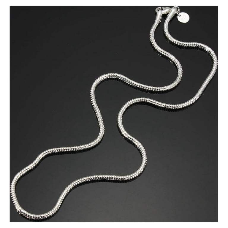 925 Sterling Silver necklace snake chain Snake Chain Necklace 2