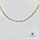thumbnail image 3 of Collar de oro de 14 quilates con colgante de Mickey Mouse, el mejor regalo unisex para madre, padre, novia, novio, ella, él, collar de cadena Figaro de 14 quilates de Aria Jeweler Inc, 3 of 5