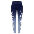 thumbnail image 3 of Leggings deportivos Gibobby mujer cintura alta estampados navideños azul M, 3 of 5