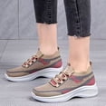 thumbnail image 6 of RotHome Womens Sneakers Platform Chunky Mesh Breathable Pink Tennis Shoes for Women Casual Athletic Gym Workout Walking Sneakers Thick Sole, 6 of 8
