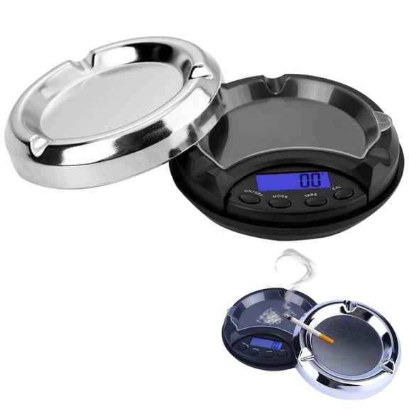 Kaireo Digital Precision Scale 0.01g, Ashtray Shape Jewelry Scale with LCD Display, Portable Gram Scale for Gold Silver Gemstones Herbs, Tare & Auto Off β 1 Pack