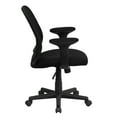 thumbnail image 5 of Flash Furniture Y-GO Office Chair™ Mid-Back Black Mesh Swivel Task Office Chair with Arms, 5 of 6