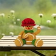 thumbnail image 6 of nvzhuang Christmas Gingerbread Plush Toy, Cute Gingerbread Stuffed Animals Doll Plush Toy, Home Holiday Party Decoration Ornament, 6 of 9