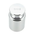 thumbnail image 1 of Peso de calibración Uxcell de gramos de acero cromado M1 precisión para balanzas digitales de 100g, 1 of 4