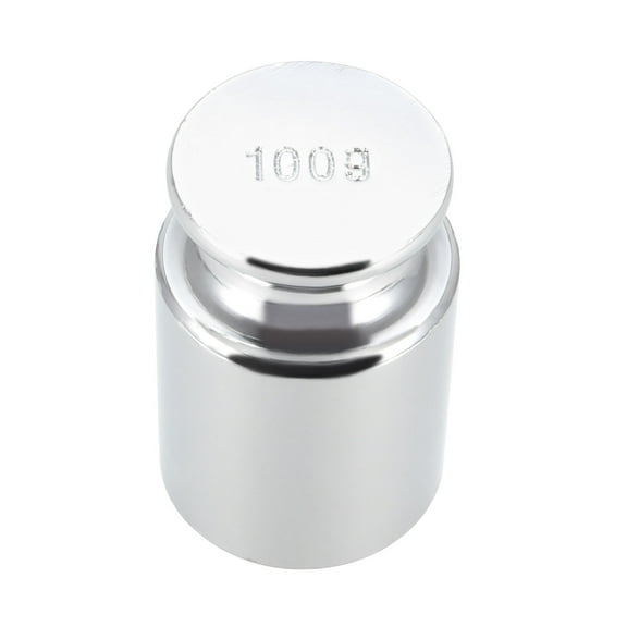 Uxcell Gram Calibration Weight Chrome Plated Steel M1 Precision for Digital Balance Scales 100g