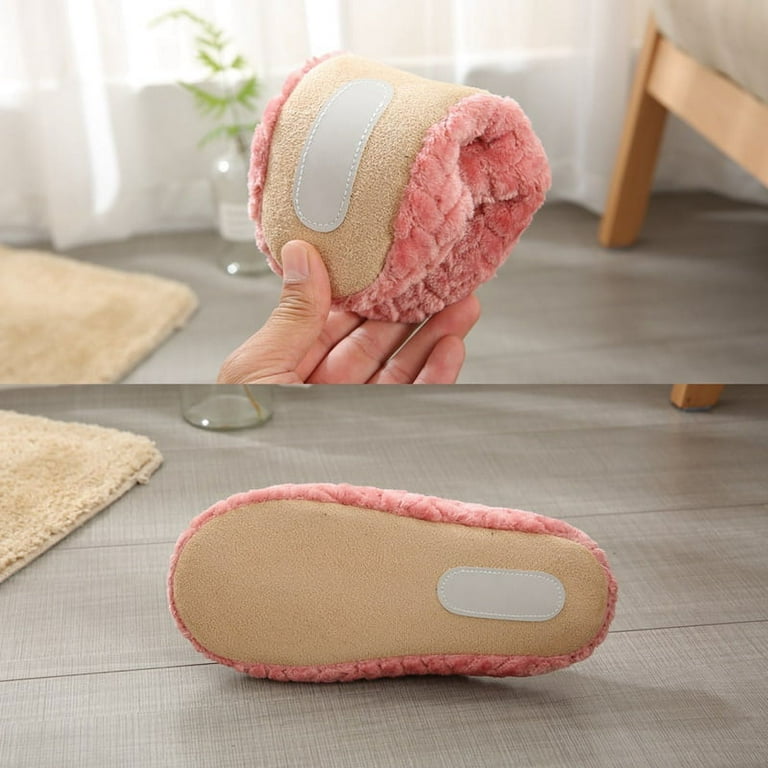 Winter Warm Home Anti Slip Suede Soft Sole Slippers Shoes House
