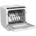 thumbnail image 1 of CoSoTower Countertop Dishwasher with Built-in 6L Water Tank, 5 Wash Programs, Touch Control, LED Display, Dual Water Supply, White, 1 of 7