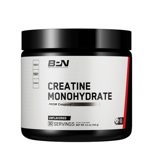 Suplemento de monohidrato de creatina pura BARE PERFORMANCE NUTRITION