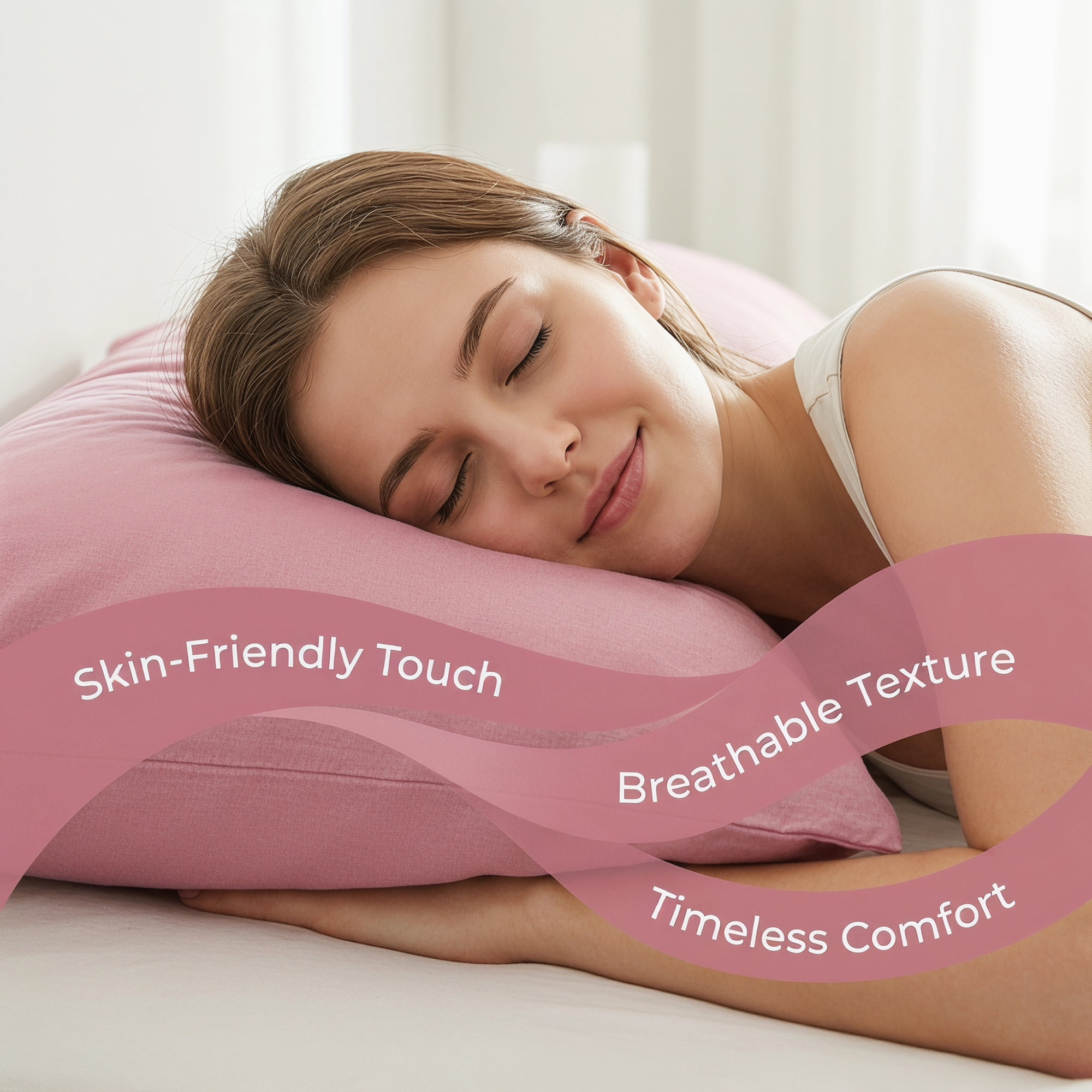 Unique Bargains 2 Pack Cotton Smooth Cooling Pillow Cases Envelope Closure Bean-Gray