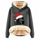 thumbnail image 1 of WILLBEST Sudadera con Capucha y Estampado Navideño para Mujer, de Lana, Cálida, de Invierno, Estilo Pullover, Modelo 1101 XXXX-Grande, 1 of 4