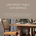 thumbnail image 7 of Maven Lane Leon Traditional Wooden Dining Table in Antiqued Brown Finish, 7 of 7