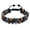 Style 3, variant on Triple Protection Bracelet for Men Women, Genuine Premium Tiger Eye Black Onyx and Lava Rock 8mm Handmade Bead Bracelet Healing Crystal Protection Bracelet Bring Luck and Prosperity and Happiness