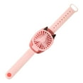 thumbnail image 1 of Creative Lightable Watch Fan Cute Usb Rechargeable Watch Fans 3 Adjustable Speed Portable Wristband Fan With In Colorful Led Light Fans For Travel, 1 of 9