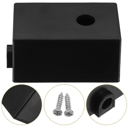 NICEXMAS Sleek Black Plastic Electrical Enclosure Box for Residential and Commercial Use