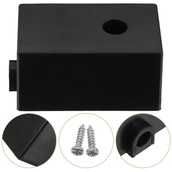 NICEXMAS Waterproof Black Plastic Electrical Junction Box for Outdoor and Indoor Wiring