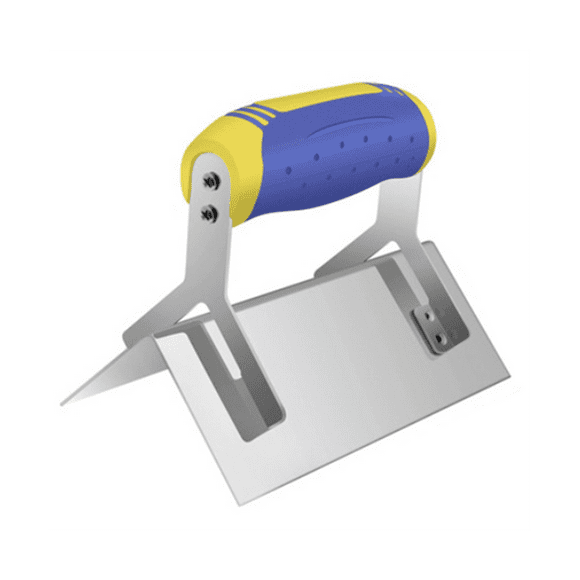 Drywall Corner Tool Concrete Edger, 6x2.5In External Corner Trowel Stainless Steel Sheetrock Corner Shaping Trowel Tool
